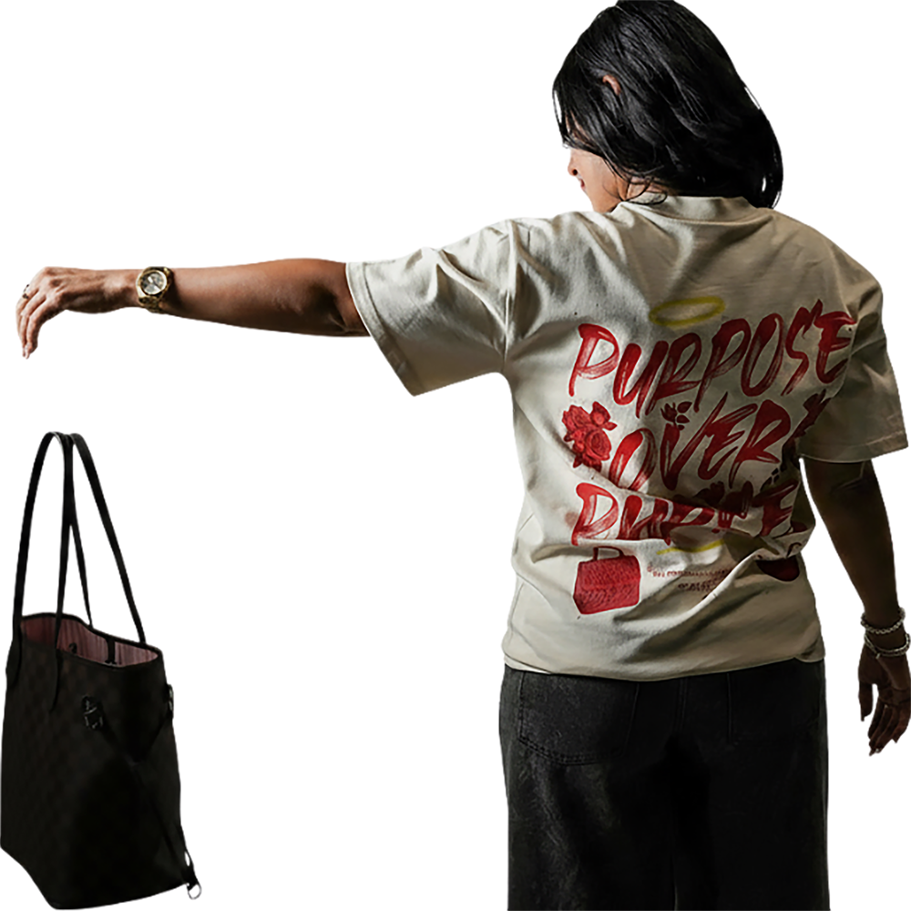Purpose Over Purses Tee